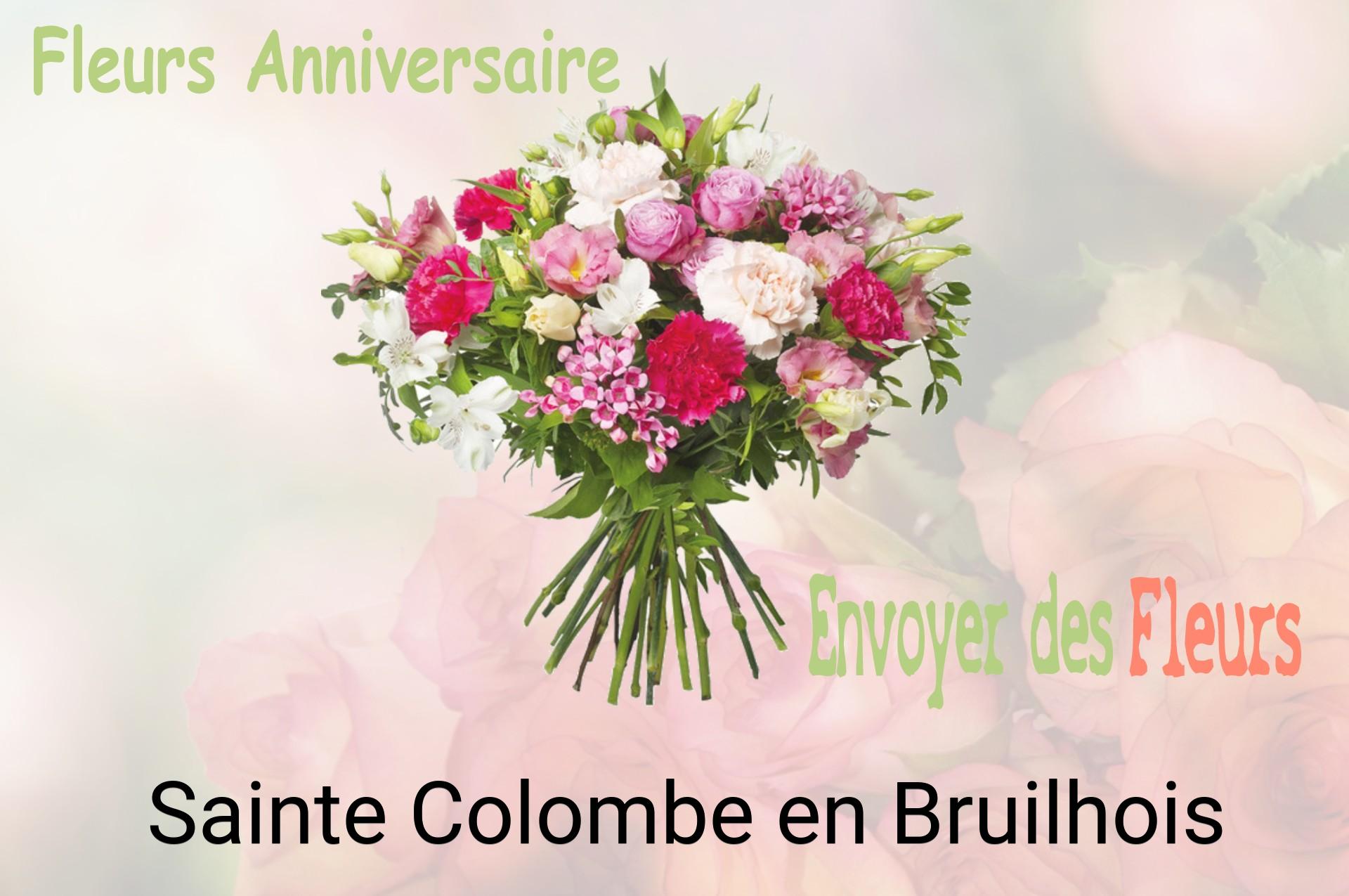 Bouquet de fleurs d’anniversaire livré à Sainte-Colombe-en-Bruilhois